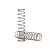 Traxxas Springs, shock (natural finish) (GTS) (0.39 rate, orange stripe) (2)