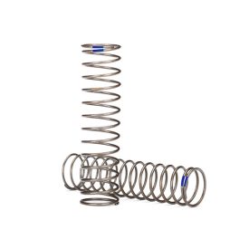   Traxxas Springs, shock (natural finish) (GTS) (0.61 rate, blue stripe) (2)