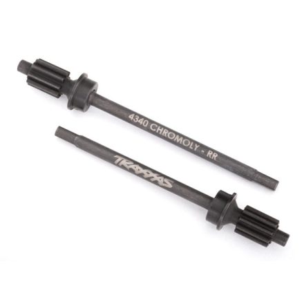 Traxxas  Axle shaft, rear, heavy duty (left & right)/ portal drive input gear, rear (machined)
