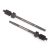 Traxxas  Axle shaft, rear, heavy duty (left & right)/ portal drive input gear, rear (machined)