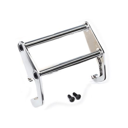 Traxxas Push bar, bumper (chrome) (fits #8069 bumper)