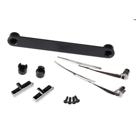 Traxxas  Door handles, left & right/ windshield wipers, left & right/ retainers (3)/ 1.6x5 BCS (self-tapping) (4) (fits #8010 body)