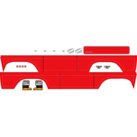 Traxxas Decal sheet, Bronco, red