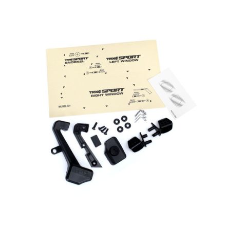 Traxxas  Mirrors, side (left & right)/ snorkel/ mounting hardware (fits #8111 or #8112 body)