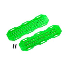 Traxxas Traction boards, green/ mounting hardware