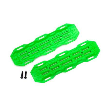 Traxxas Traction boards, green/ mounting hardware