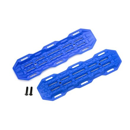Traxxas Traction boards, blue/ mounting hardware
