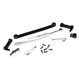   Traxxas Door handles, left, right & rear tailgate/ windshield wipers, left & right/ retainers (2)/ 1.6x5 BCS (self-tapping) (7) (fits #8130 body)