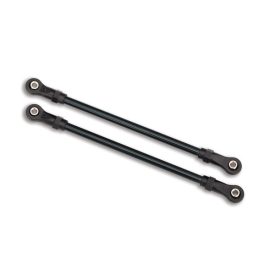   Traxxas Suspension links, rear upper (2) (5x115mm, steel) (assembled with hollow balls) (for use with #8140 TRX-4® Long Arm Lift Kit)