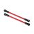 Traxxas Suspension links, front lower, red (2) (5x104mm, powder coated steel) (assembled with hollow balls) (for use with #8140R TRX-4® Long Arm Lift Kit)
