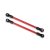 Traxxas Suspension links, front lower, red (2) (5x104mm, powder coated steel) (assembled with hollow balls) (for use with #8140R TRX-4® Long Arm Lift Kit)