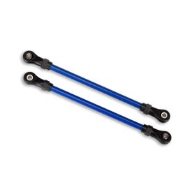   Traxxas Suspension links, front lower, blue (2) (5x104mm, powder coated steel) (assembled with hollow balls) (for use with #8140X TRX-4® Long Arm Lift Kit)
