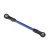 Traxxas Suspension link, front upper, 5x68mm (1) (blue powder coated steel) (assembled with hollow balls) (for use with #8140X TRX-4® Long Arm Lift Kit)