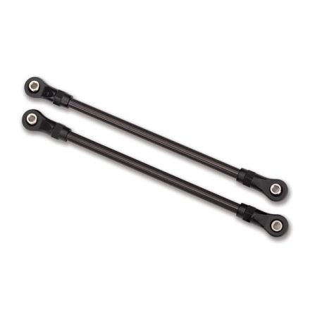 Traxxas Suspension links, rear lower (2) (5x115mm, steel) (assembled with hollow balls) (for use with #8140 TRX-4® Long Arm Lift Kit)