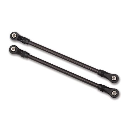 Traxxas Suspension links, rear lower (2) (5x115mm, steel) (assembled with hollow balls) (for use with #8140 TRX-4® Long Arm Lift Kit)