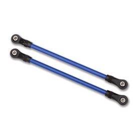   Traxxas Suspension links, rear lower, blue (2) (5x115mm, powder coated steel) (assembled with hollow balls) (for use with #8140X TRX-4® Long Arm Lift Kit)
