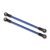 Traxxas Suspension links, rear lower, blue (2) (5x115mm, powder coated steel) (assembled with hollow balls) (for use with #8140X TRX-4® Long Arm Lift Kit)
