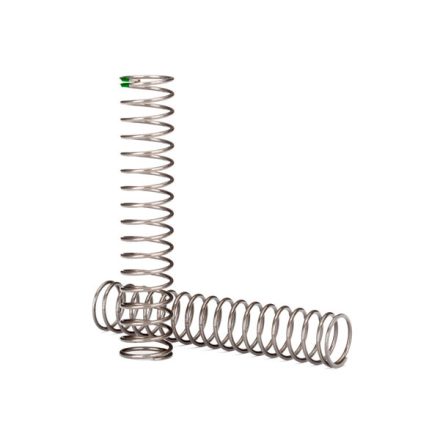 Traxxas  Springs, shock, long (natural finish) (GTS) (0.54 rate, green stripe) (for use with TRX-4® Long Arm Lift Kit)