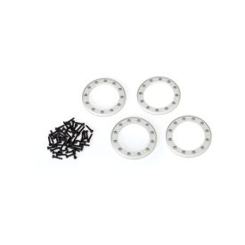   Traxxas Beadlock rings, satin (1.9") (aluminum) (4)/ 2x10 CS (48)
