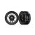 Traxxas  Wheels, Method 105 2.2" (black chrome, beadlock) (beadlock rings sold separately)