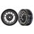 Traxxas Wheels, Method 105 1.9" (black chrome, beadlock) (beadlock rings sold separately)
