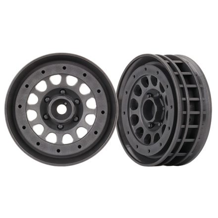 Traxxas  Wheels, Method 105 1.9" (charcoal gray, beadlock) (beadlock rings sold separately)