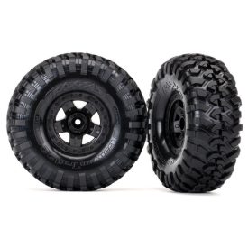   Traxxas Tires and wheels, assembled, glued (TRX-4® Sport wheels, Canyon Trail 2.2 tires) (2)