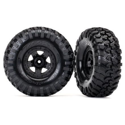 Traxxas Tires and wheels, assembled, glued (TRX-4® Sport wheels, Canyon Trail 2.2 tires) (2)