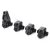 Traxxas Axle mount set (complete) (front & rear) (for suspension links)