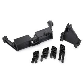   Traxxas Servo mount, 2-speed/ servo mount, T-Lock/ wire clips