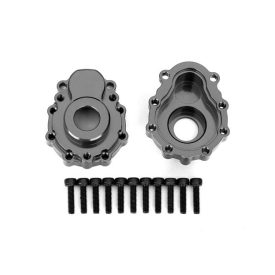   Traxxas Portal housings, outer, 6061-T6 aluminum (charcoal gray-anodized) (2)/ 2.5x10 CS (12)