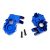 Traxxas Portal housings, inner (front), 6061-T6 aluminum (blue-anodized) (2)/ 3x12 BCS (2)
