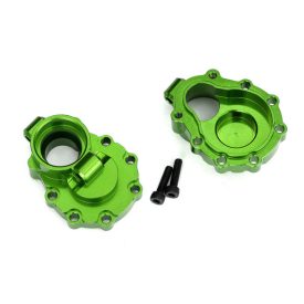   Traxxas Portal housings, inner (rear), 6061-T6 aluminum (green-anodized) (2)/ 2.5x10 CS (2)
