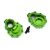 Traxxas Portal housings, inner (rear), 6061-T6 aluminum (green-anodized) (2)/ 2.5x10 CS (2)