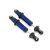 Traxxas Shocks, GTS, aluminum (blue-anodized) (assembled with spring retainers) (2)
