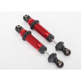   Traxxas  Shocks, GTS, aluminum (red-anodized) (assembled with spring retainers) (2)