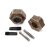 Traxxas  Wheel hubs, 12mm hex (2)/ stub axle pins (2) (steel) (fits TRX-4®)