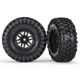   Traxxas Tires and wheels, assembled, glued (TRX-4® wheels, Canyon Trail 1.9 tires) (2)