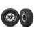 Traxxas Tires and wheels, assembled, glued (TRX-4® satin beadlock wheels, Canyon Trail 1.9 tires) (2)