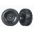 Traxxas Tires and wheels, assembled, glued (Tactical wheels, Canyon Trail 1.9 tires) (2)