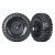 Traxxas Tires and wheels, assembled, glued (Tactical wheels, Canyon Trail 1.9 tires) (2)