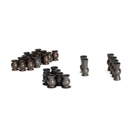 Traxxas Hollow ball set, complete, TRX-4® (aluminum, PTFE-coated)