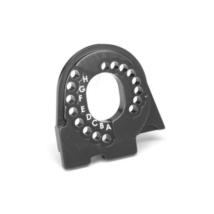 Traxxas Motor mount plate, TRX-4®, 6061-T6 aluminum (charcoal gray-anodized)