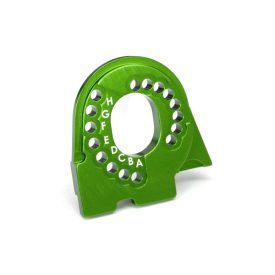   Traxxas Motor mount plate, TRX-4®, 6061-T6 aluminum (green-anodized)