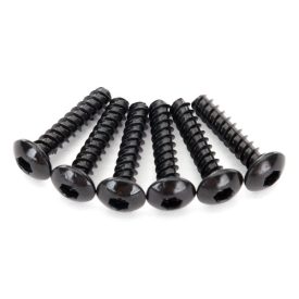   Traxxas Screws, 2.6x12mm button-head, self-tapping (hex drive) (6)