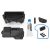 Traxxas Box, receiver (sealed) (steering servo mount)/ receiver cover/ access plug/ foam pads/ silicone grease/ 2.5x10 CS (3)