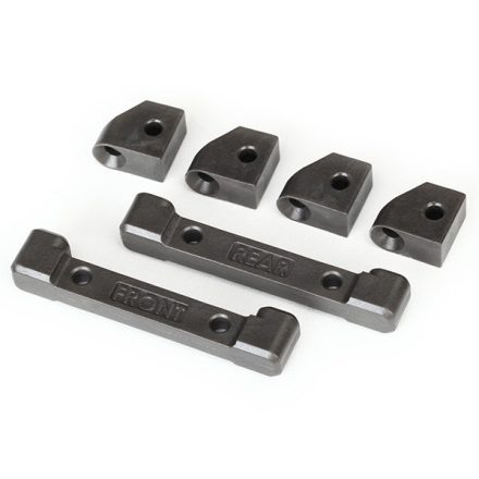 Traxxas Mounts, suspension arms (front & rear)/ hinge pin retainers (4)