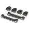 Traxxas Mounts, suspension arms (front & rear)/ hinge pin retainers (4)