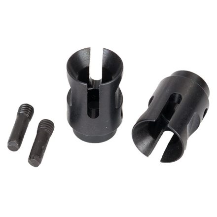 Traxxas Drive cups, inner (2) (steel constant-velocity driveshafts)/ screw pins (2)