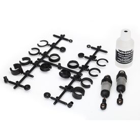   Traxxas  Ultra Shocks (grey) (short) (includes spring pre-load spacers) (2)